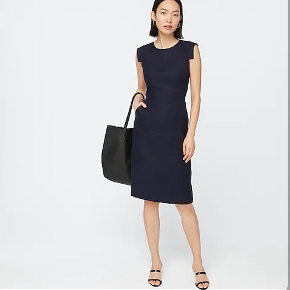 RESUME DRESS IN STRETCH LINEN - Picture 1 of 4